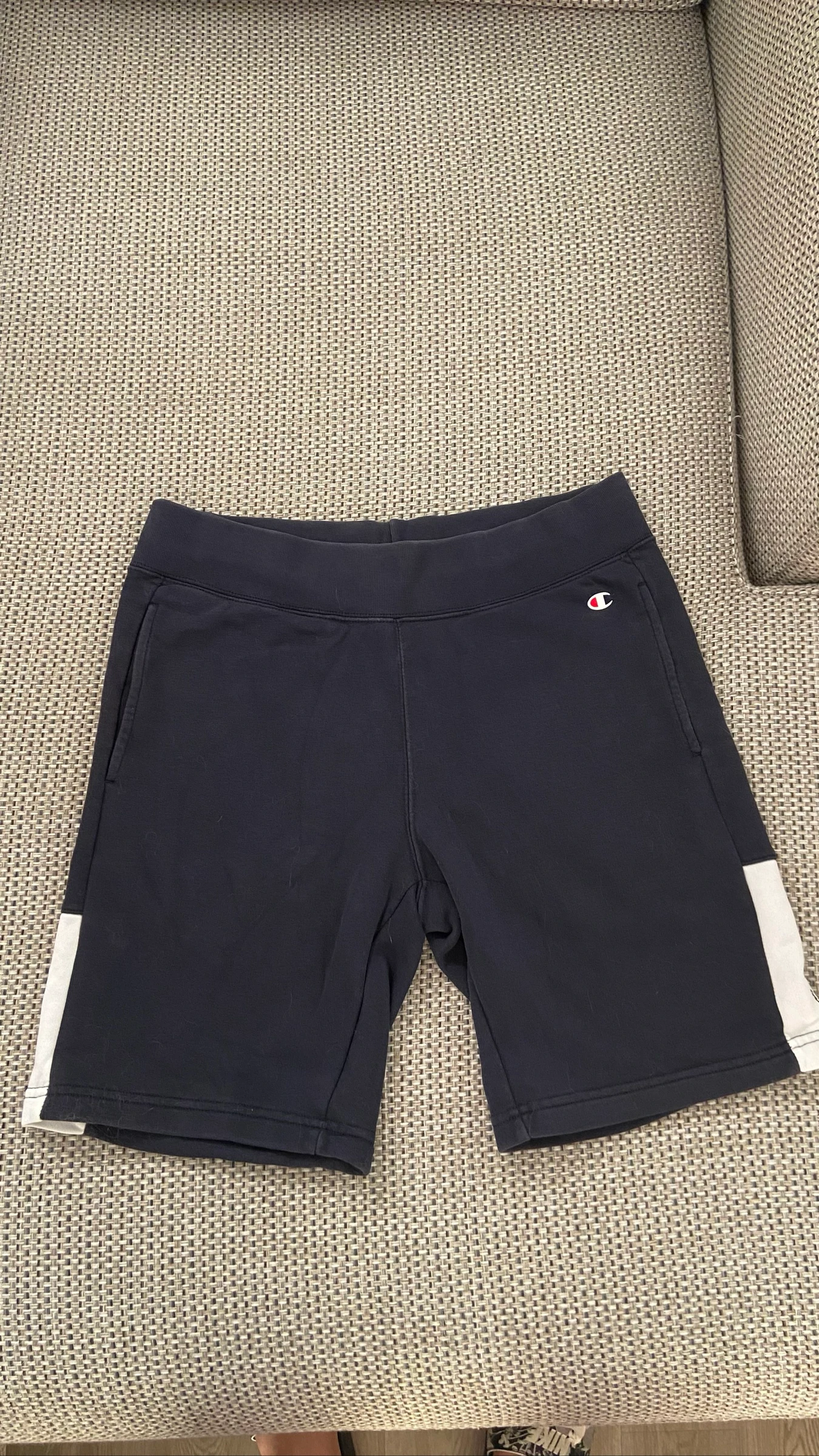 Shorts de algodão marca Champions azul marinho – photo 3